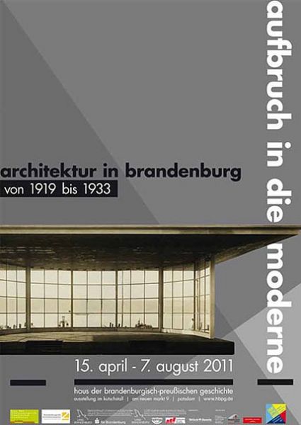 Architektur in Brandenburg Ausstellungsplakat