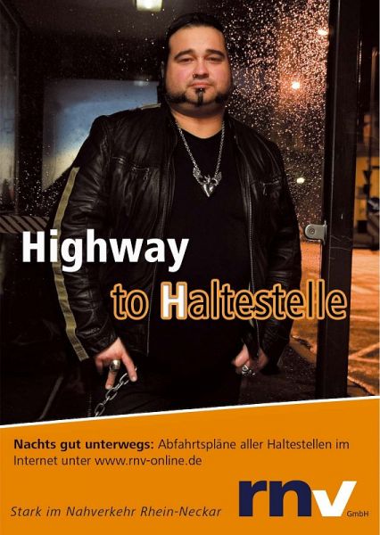 Flyer Highway to HAltestelle RNV