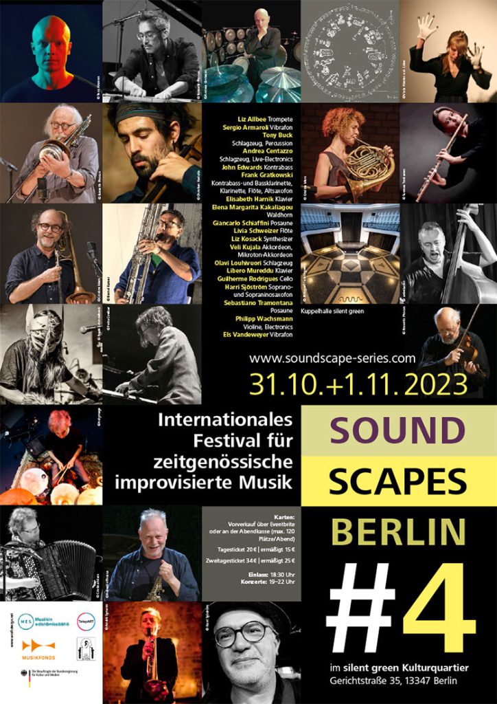 Plakat Soundscapes-Festival Berlin 2023